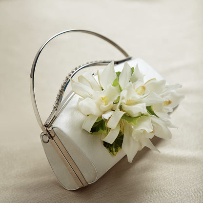 White Purse Decor –  The Flower Chef Llc, Cartersville GA